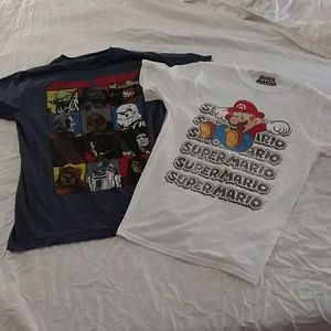 2.... t- shirts....light wear.....great deal